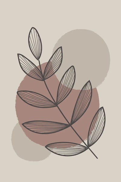 Pink Light Studio: Abstract Botanical by Lisa Perry