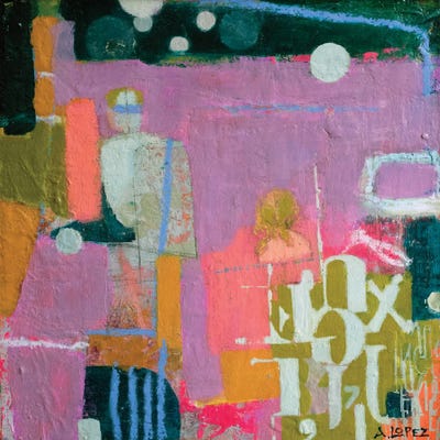 Passengers by Andrea Lopez multi panel art