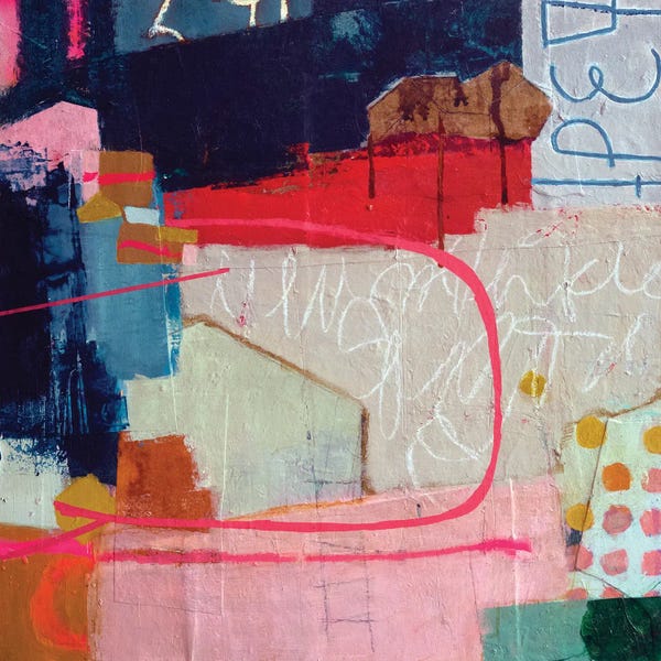 Big & Bold Abstracts: Red Landscape by Andrea Lopez