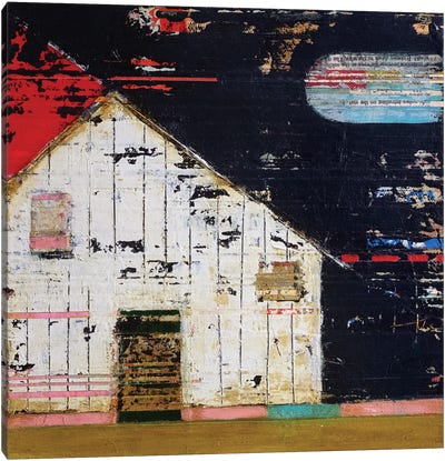 Barn I Canvas Art Print - Abstract Landscapes Art