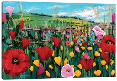 Country Morning Canvas Art Print - Linda Rauch