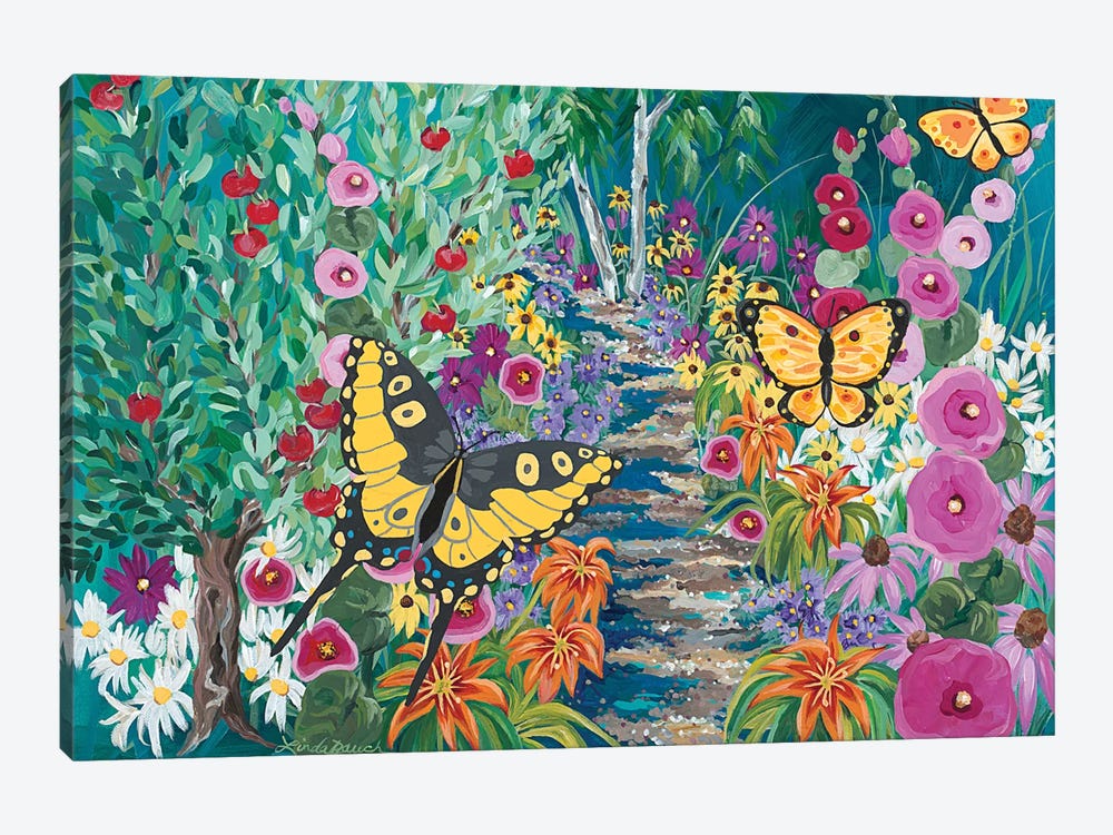 Seceret Garden by Linda Rauch 1-piece Canvas Art Print