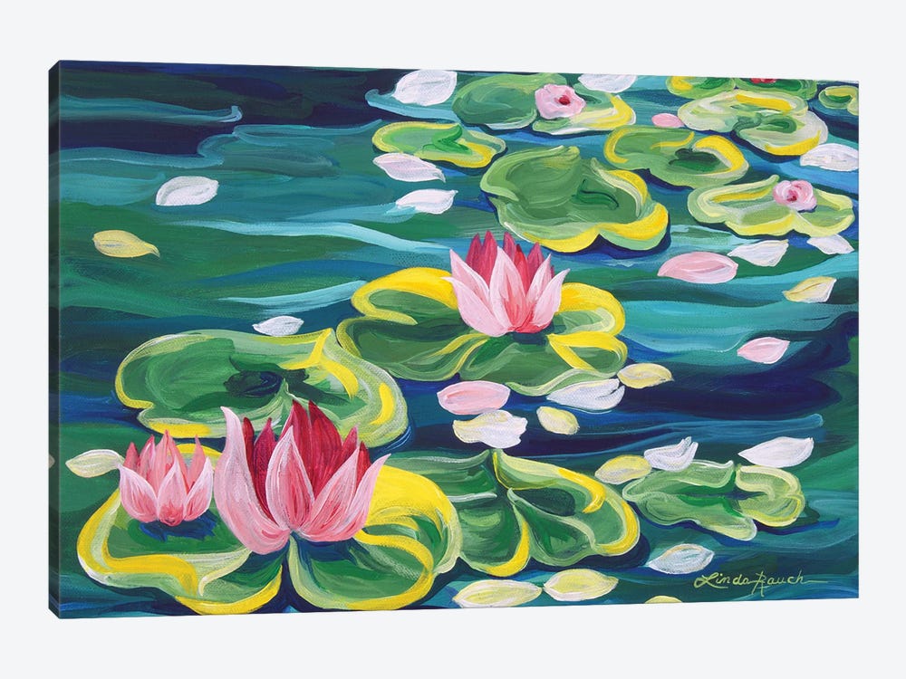 Lily Pond by Linda Rauch 1-piece Art Print