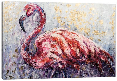 Flamingo Canvas Art Print - Larisa Chigirina