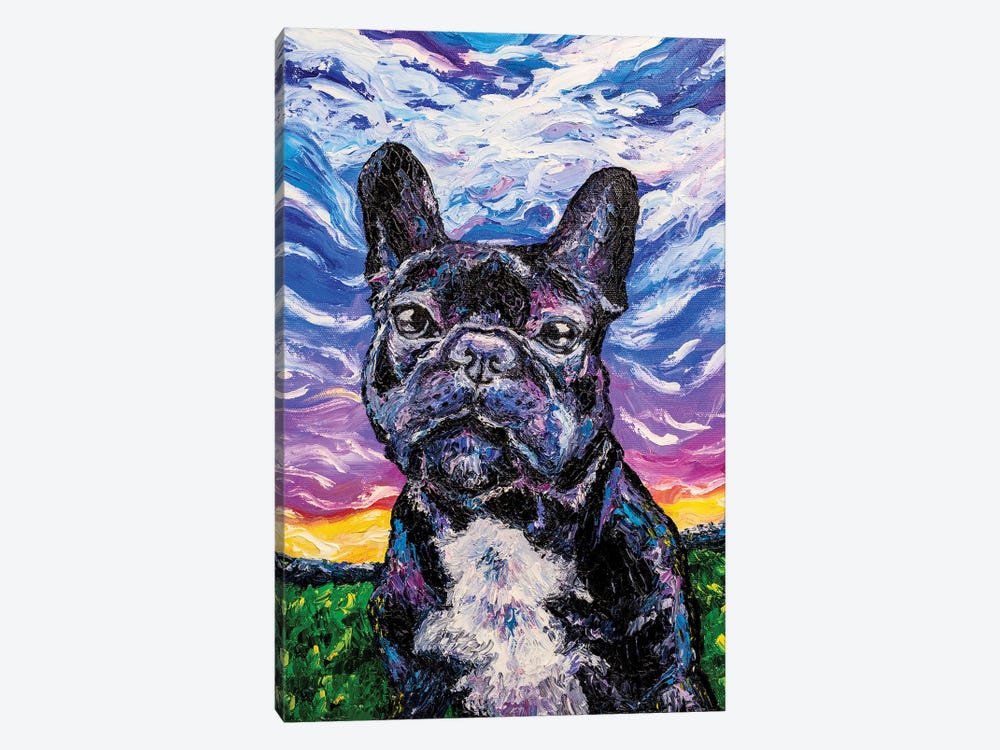French Bulldog by Larisa Chigirina 1-piece Canvas Art