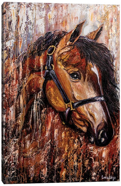 Horse Canvas Art Print - Larisa Chigirina