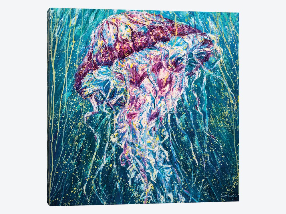 Jelly Fish by Larisa Chigirina 1-piece Canvas Art