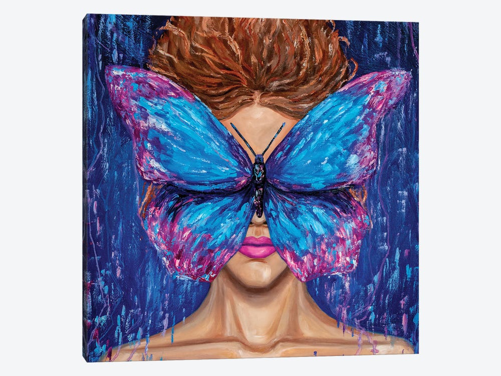 Lady Butterfly by Larisa Chigirina 1-piece Canvas Wall Art
