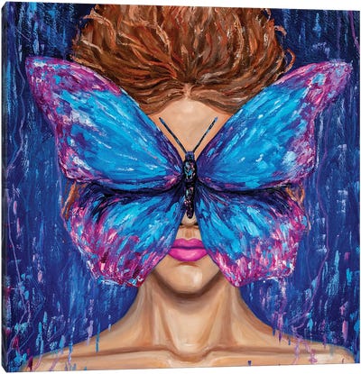 Lady Butterfly Canvas Art Print - Larisa Chigirina