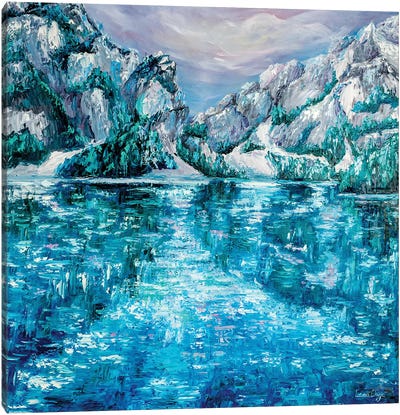 Lake Braies Canvas Art Print - Larisa Chigirina