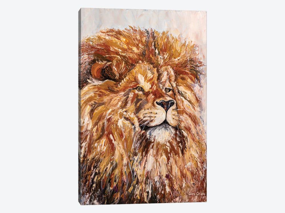 Lion by Larisa Chigirina 1-piece Canvas Art Print