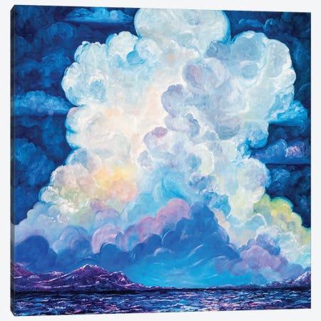 Sea Sunset Canvas Print #LRC34} by Larisa Chigirina Canvas Print