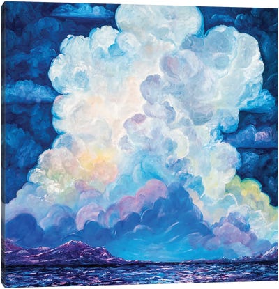 Sea Sunset Canvas Art Print - Larisa Chigirina