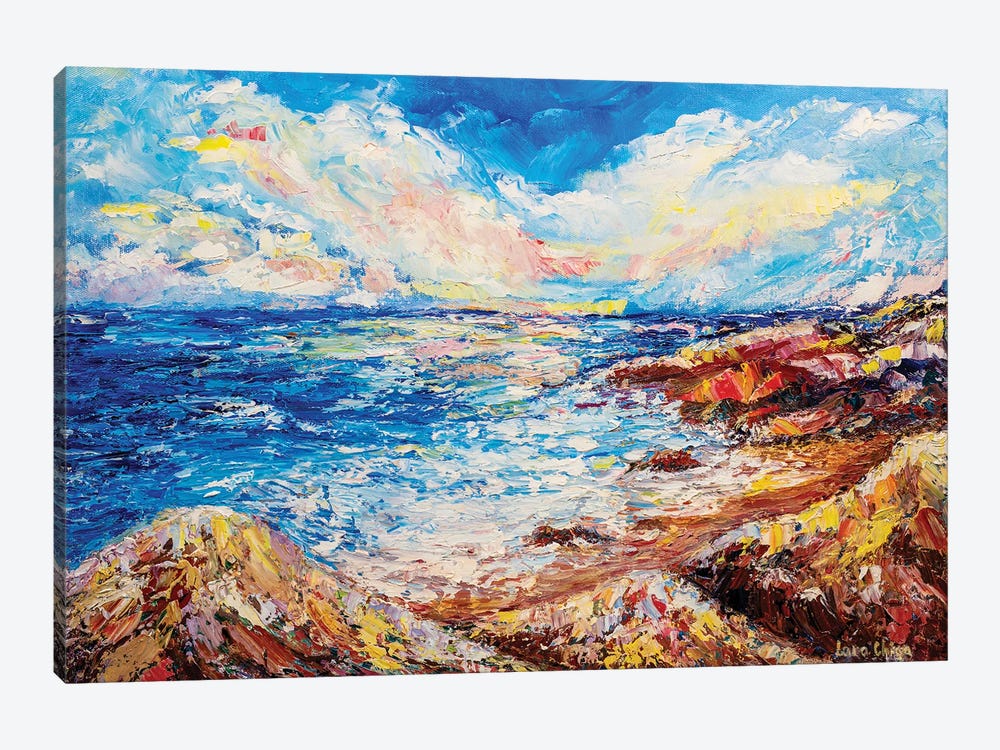 Sunny Beach by Larisa Chigirina 1-piece Canvas Art Print