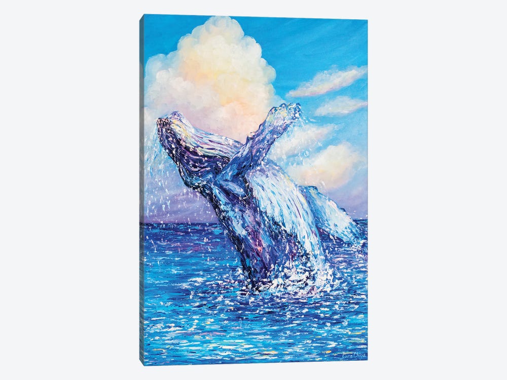 Whale by Larisa Chigirina 1-piece Canvas Art