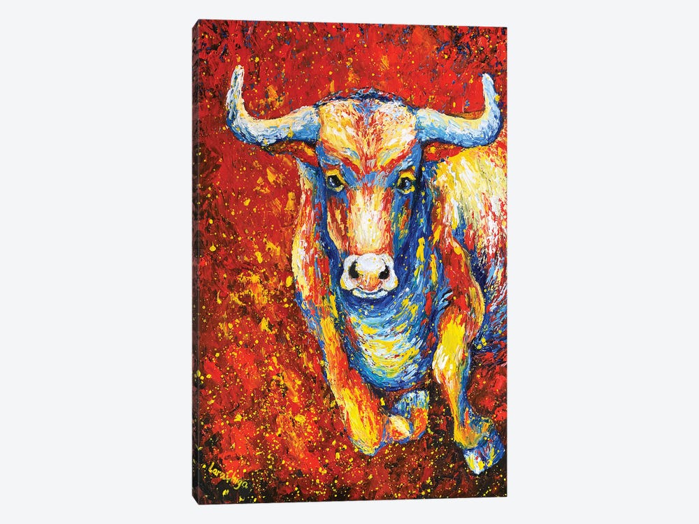 Bull by Larisa Chigirina 1-piece Canvas Artwork