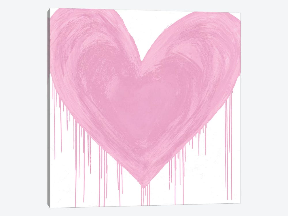 Big Hearted Pink by Lindsay Rodgers 1-piece Canvas Print