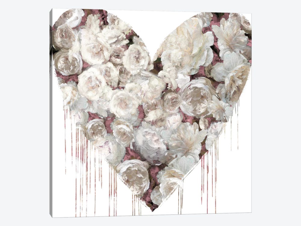 Big Hearted Flowers I by Lindsay Rodgers 1-piece Art Print