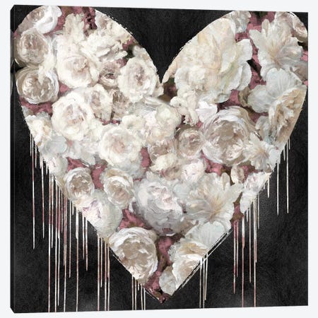 Big Hearted Flowers III Canvas Print #LRD7} by Lindsay Rodgers Canvas Artwork