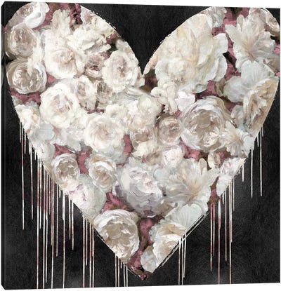 Big Hearted Flowers III Canvas Art Print