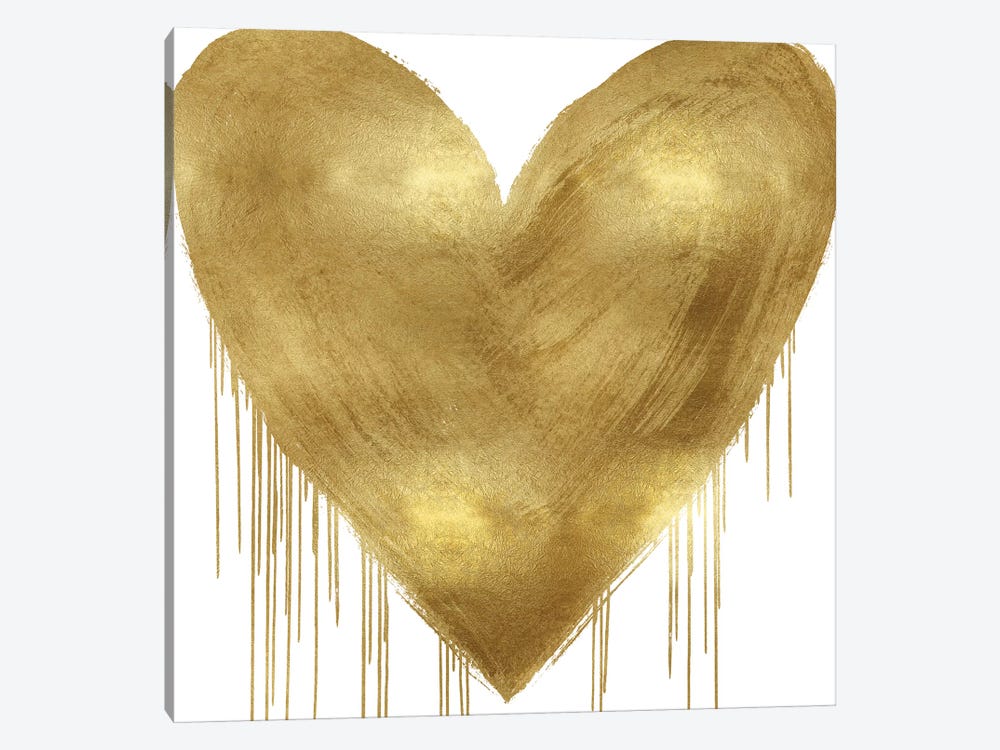 Big Hearted Gold by Lindsay Rodgers 1-piece Canvas Wall Art