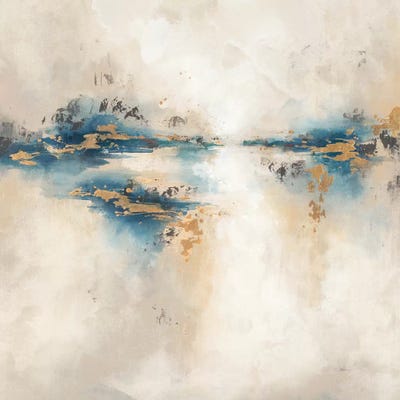 Indigo Light by Leah Rei metal wall art