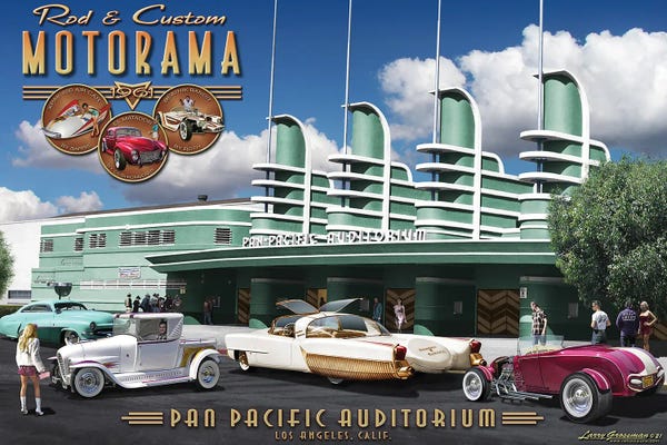 Los Angeles: Pan Pacific by Larry Grossman