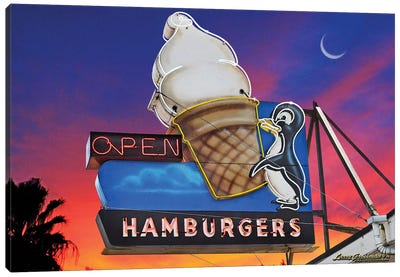 Penguin Softie Canvas Art Print - Restaurant & Diner Art