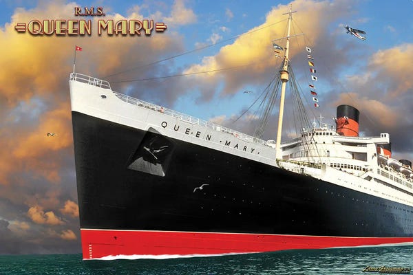 Larry Grossman: Queen Mary by Larry Grossman