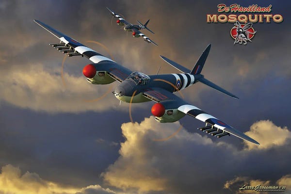 By Air: RAF Mosquito by Larry Grossman
