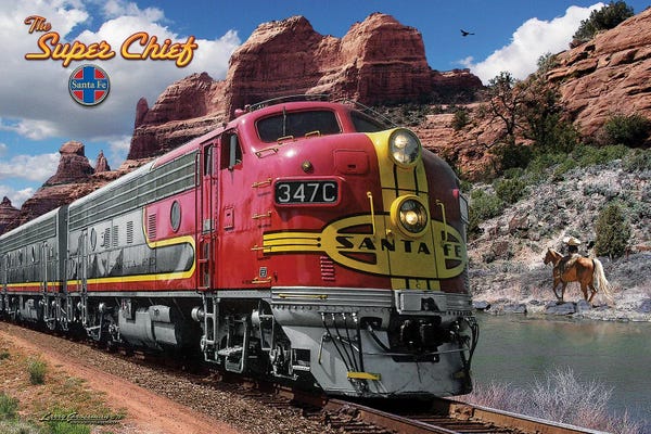 Larry Grossman: Ride The Rails Of America by Larry Grossman