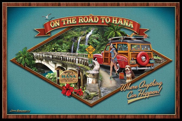 Larry Grossman: Road To Hana by Larry Grossman