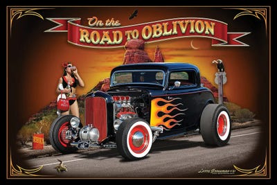Road To Oblivion by Larry Grossman art print