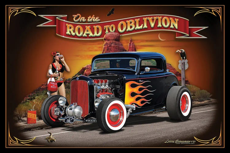 Road To Oblivion by Larry Grossman wall art