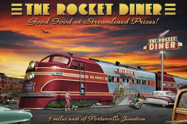 Trains: Rocket Diner by Larry Grossman