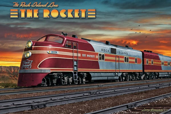 Trains: Rocket Train by Larry Grossman