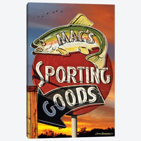 Sporting Goods Canvas Print #LRG136} by Larry Grossman Canvas Wall Art