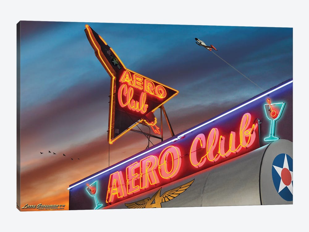 Aero Club by Larry Grossman 1-piece Canvas Print