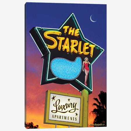 The Starlet Canvas Print #LRG143} by Larry Grossman Canvas Wall Art