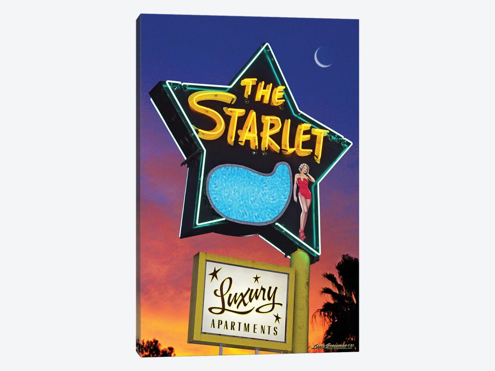 The Starlet by Larry Grossman 1-piece Canvas Print