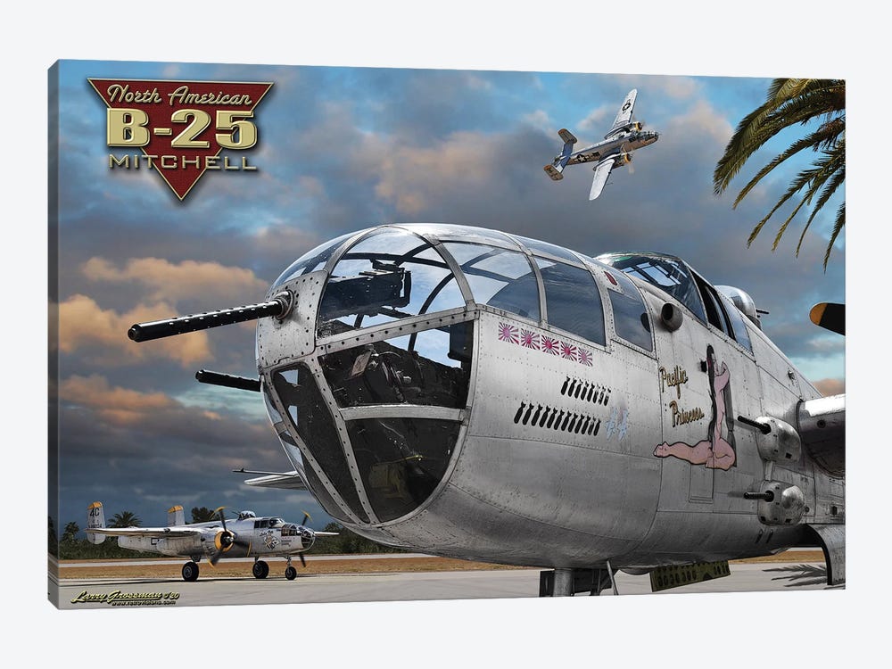B-25 Mitchell by Larry Grossman 1-piece Art Print
