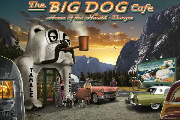 Cafes: Big Dog Cafe by Larry Grossman