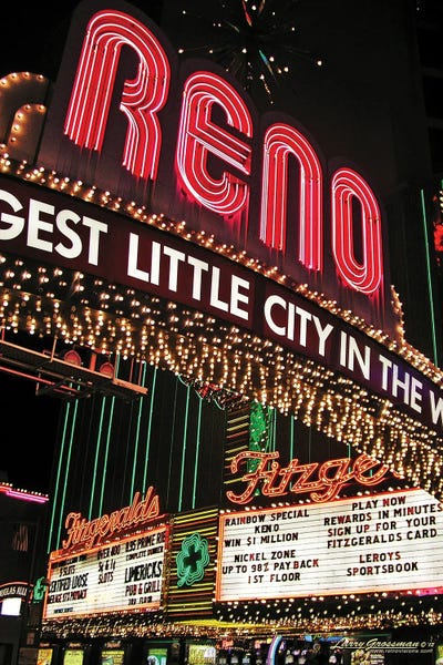 Biggest Little City by Larry Grossman framed wall art