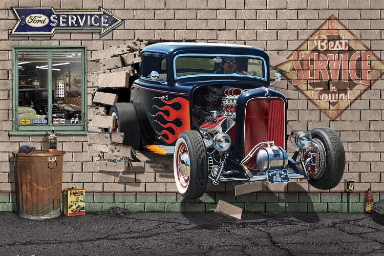 Break On Thru '32 by Larry Grossman wall art