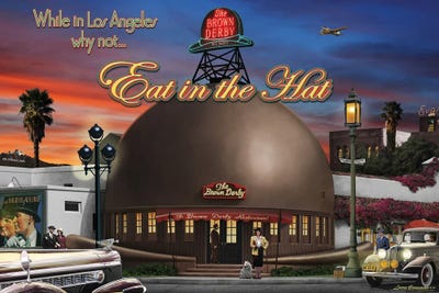 Brown Derby by Larry Grossman art print