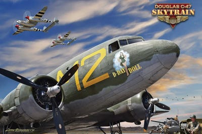 C-47 Skytrain by Larry Grossman canvas print