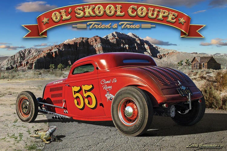 1933 Ol' Skool Coupe by Larry Grossman wall art