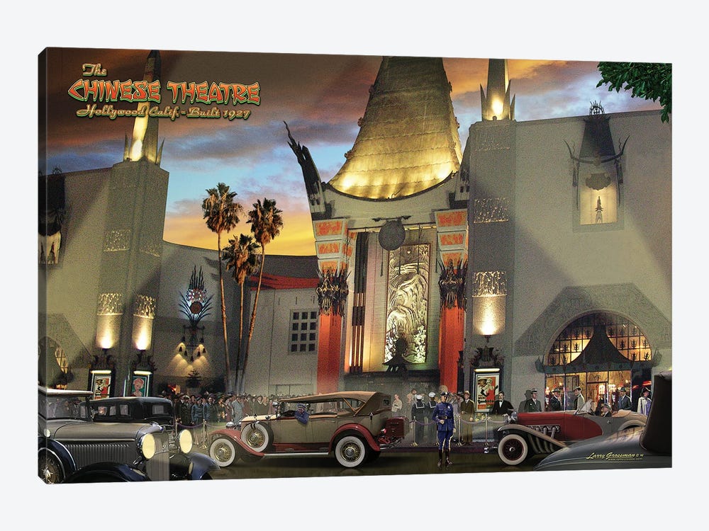Chinese Theatre by Larry Grossman 1-piece Art Print