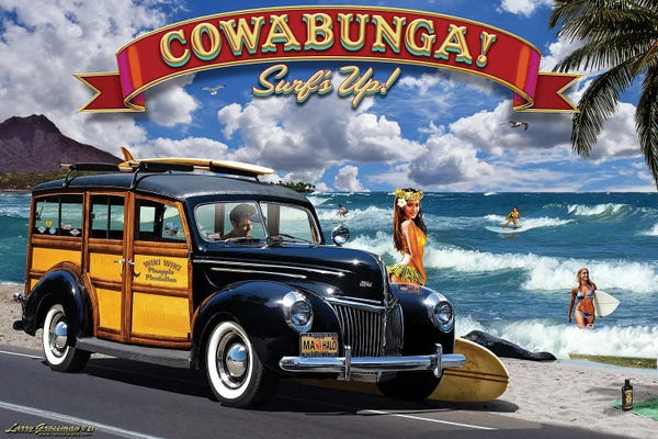 Waves: Cowabunga-Surf's Up! by Larry Grossman