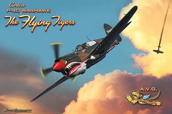 Military Aircraft: Flying Tiger by Larry Grossman